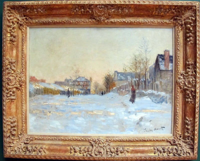 La Neige à Argenteuil - Claude Monet