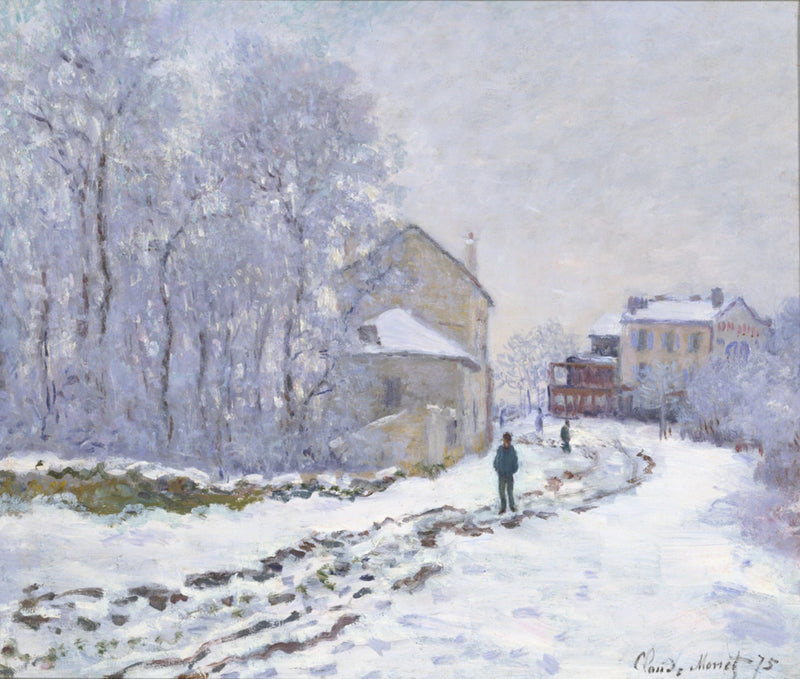 La Neige à Argenteuil W351 – Claude Monet