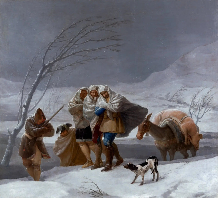 La Neige - Francisco de Goya