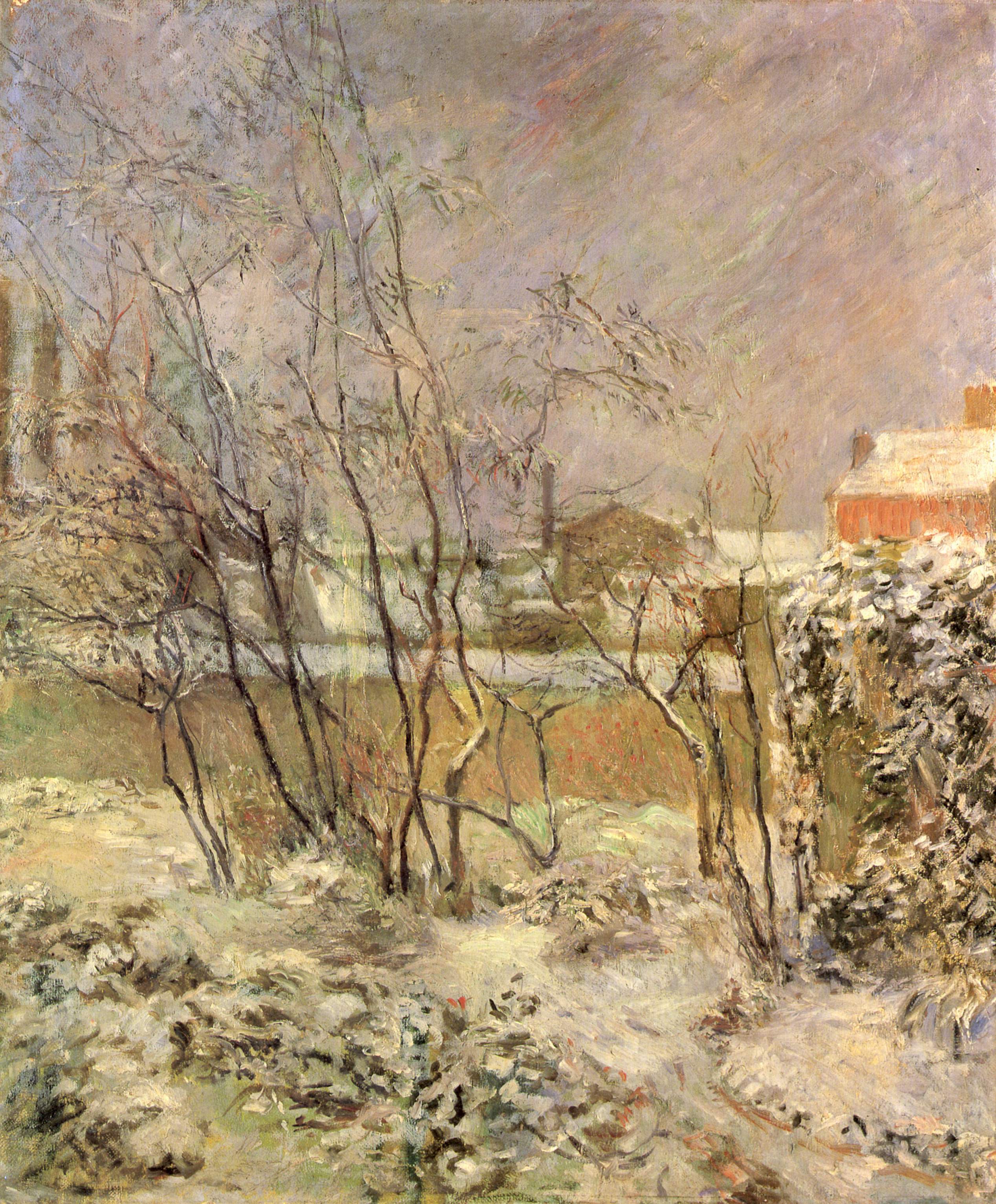 La Neige rue Carcel - Paul Gauguin