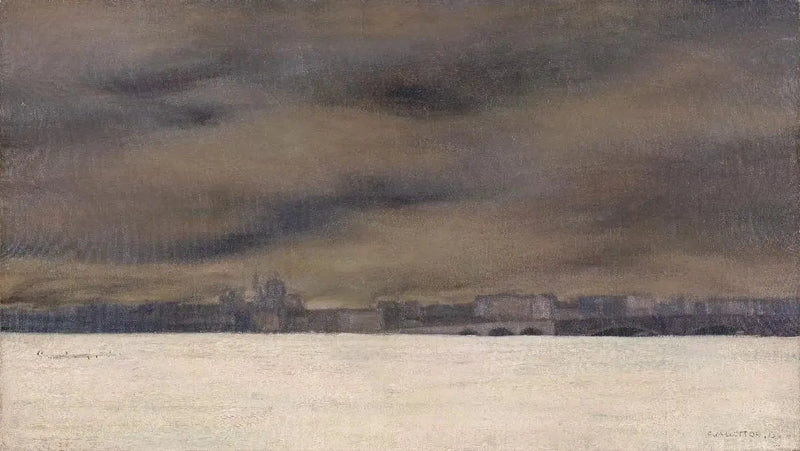 La Néva gelée - Félix Vallotton