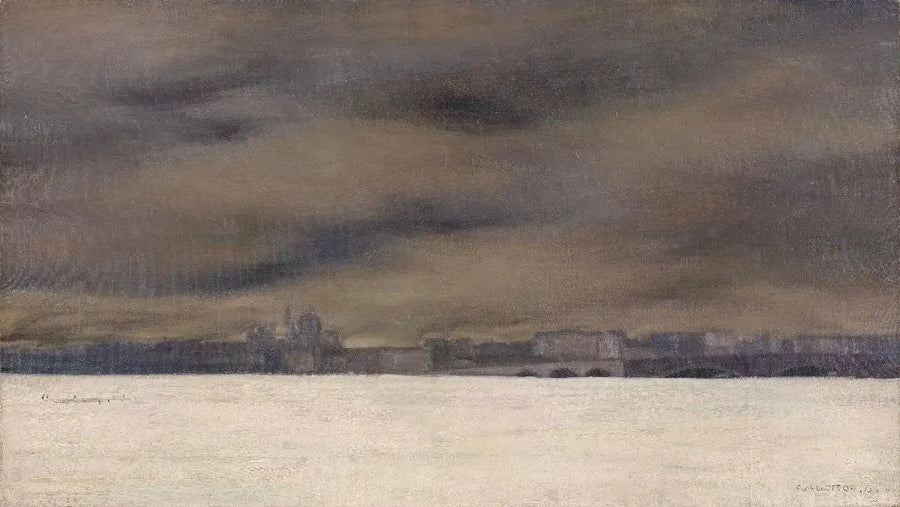 La Néva gelée - Félix Vallotton