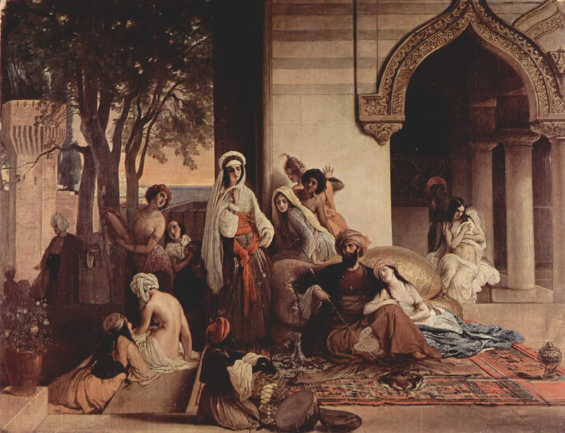 La Nouvelle Favorite (scène de harem) - Francesco Hayez