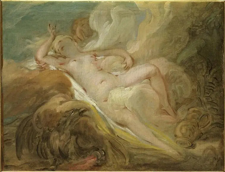 La nymphe Io et Jupiter - Jean-Honoré Fragonard