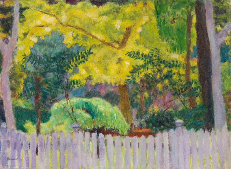 La palissade violette - Pierre Bonnard