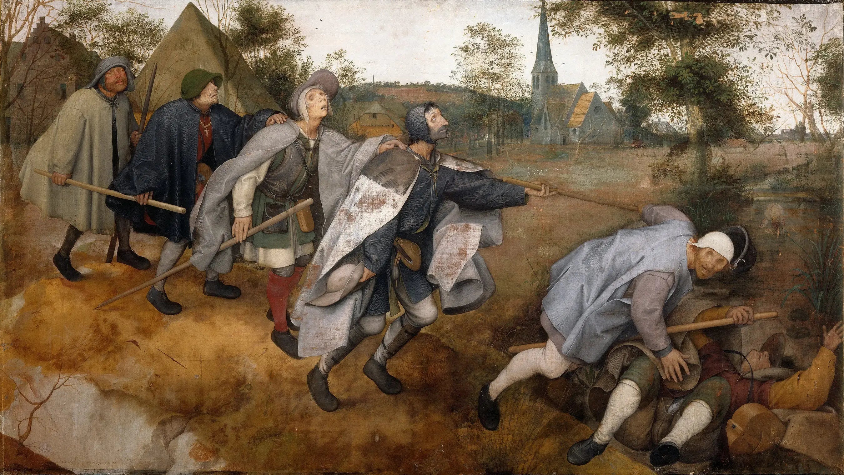 La Parabole des aveugles - Pieter Brueghel the Elder - Alpha Reproduction