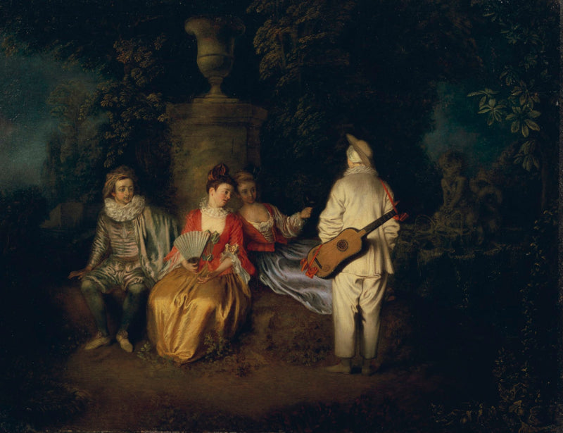 La partie carrée - Antoine Watteau