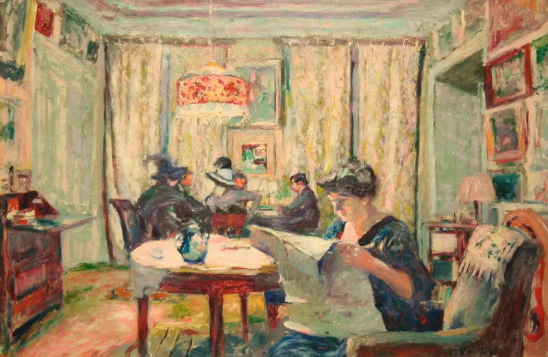 La partie de bridge - Édouard Vuillard