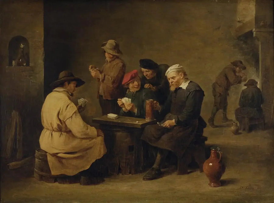 La partie de cartes - David Teniers le Jeune