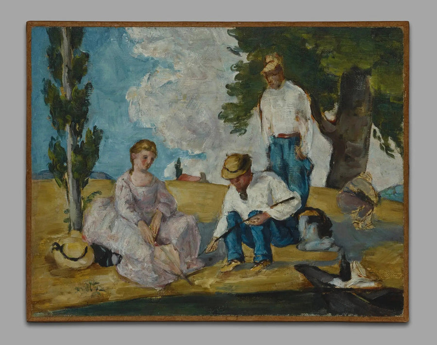 La Partie de pêche - Paul Cézanne