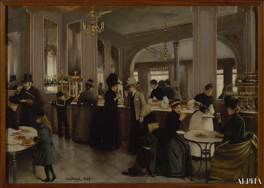La pâtisserie Gloppe - Jean Béraud - Reproductions de tableaux et peintures haut de gamme