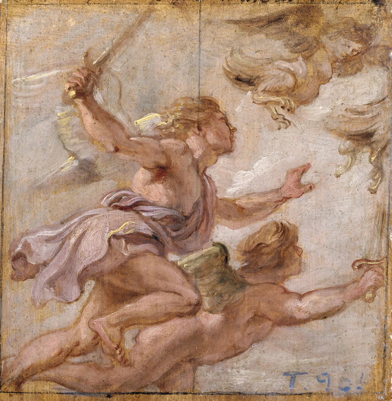 La Persécution des Harpies - Peter Paul Rubens