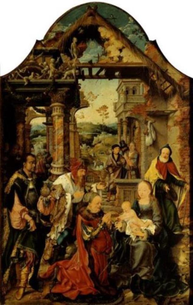La Petite Adoration des Mages - Joos van Cleve