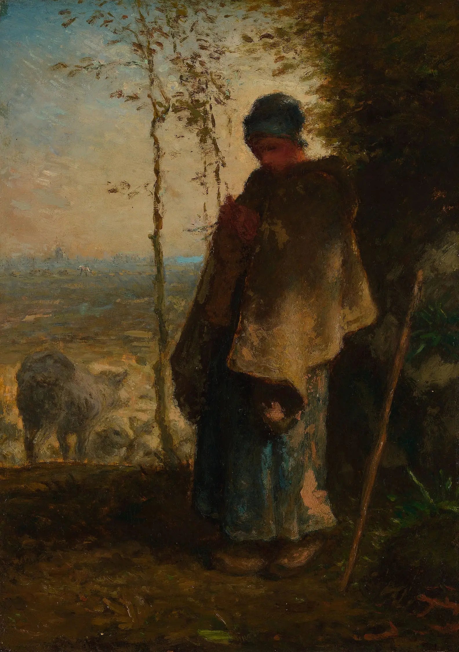 La petite bergère - Jean-François Millet - Alpha Reproduction