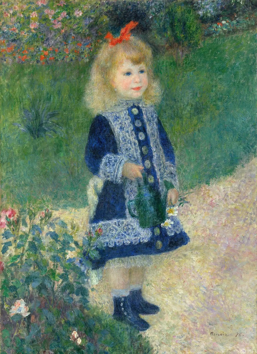 La Petite Fille à l'arrosoir - Pierre-Auguste Renoir
