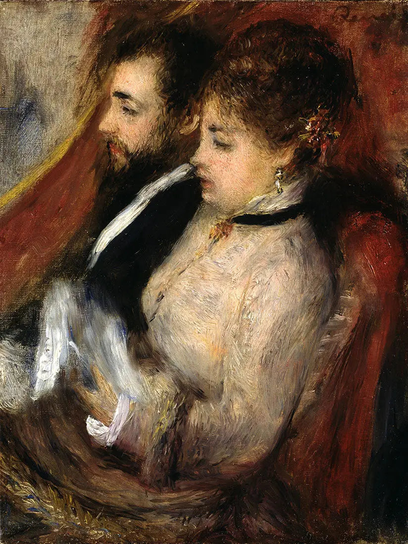 La petite loge - Pierre-Auguste Renoir image 1 reproduction de peinture à l’huile