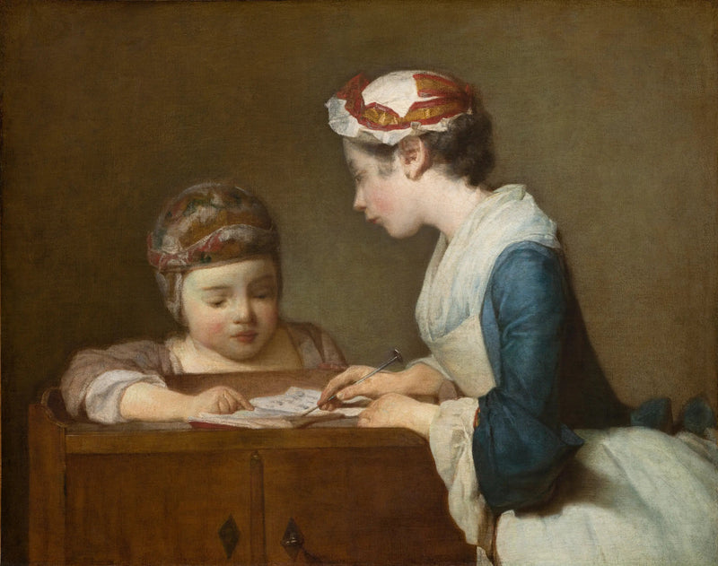 La petite maîtresse d'école - Jean Siméon Chardin