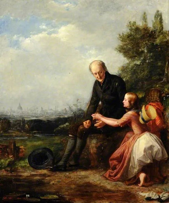 La petite Nell et son grand-père - William Holman Hunt
