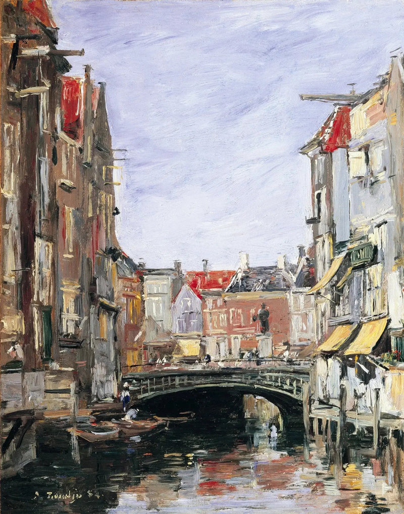 La place Ary Scheffer, Dordrecht - Eugène Boudin
