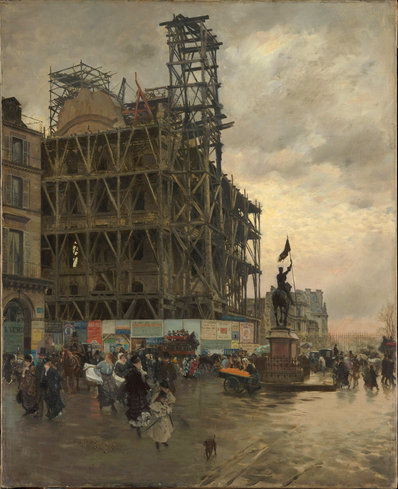 La Place des Pyramides - Giuseppe De Nittis