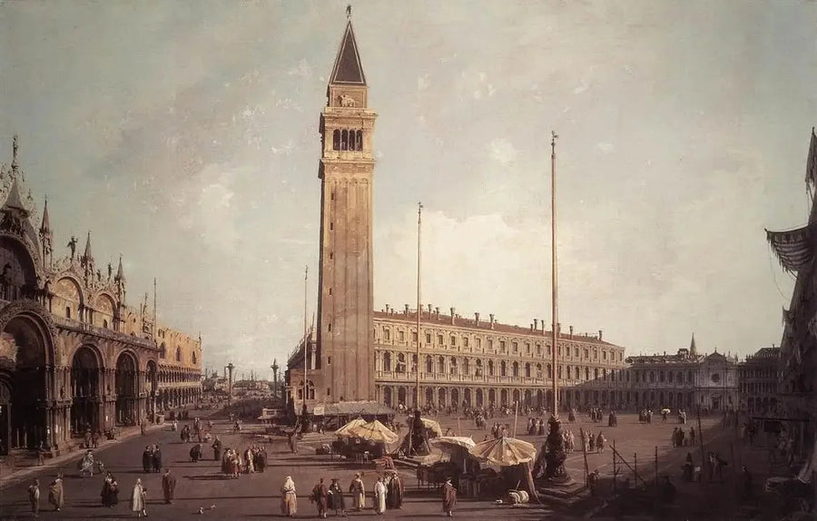 La Place Saint-Marc vers le sud-ouest - Canaletto