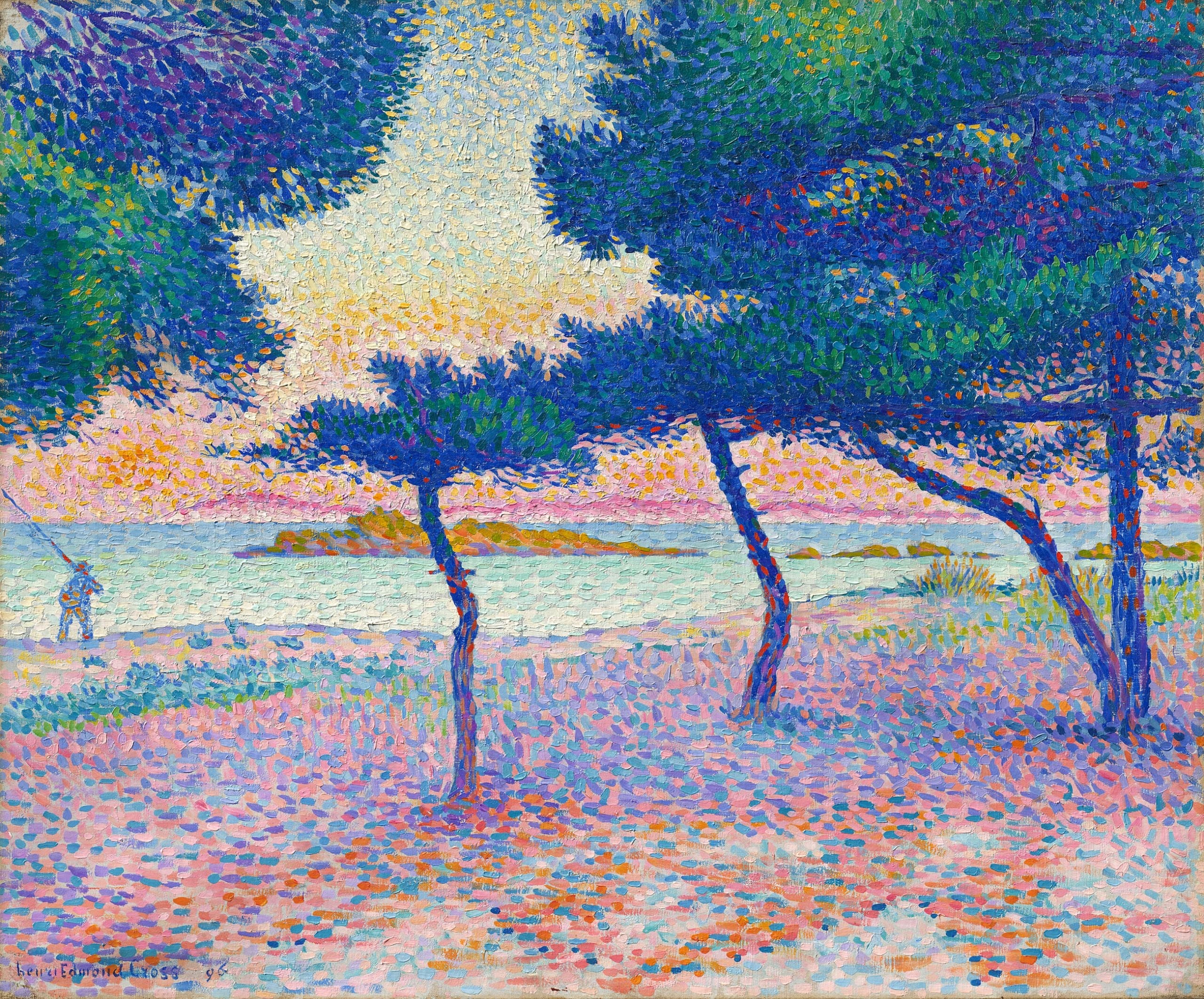 La plage de Saint-Clair - Henri-Edmond Cross