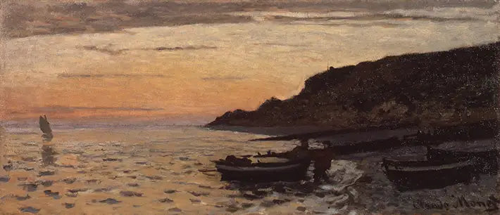 La Plage de Sainte-Adresse - Claude Monet