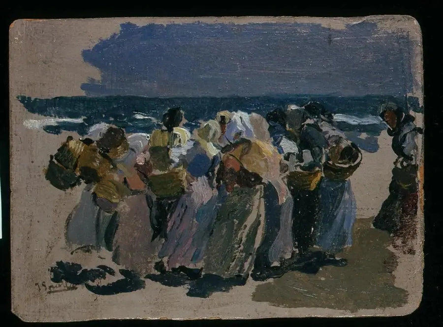 La Plage, Valence (Poissonnières) - Joaquín Sorolla