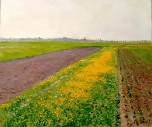La plaine de Gennevilliers - Gustave Caillebotte