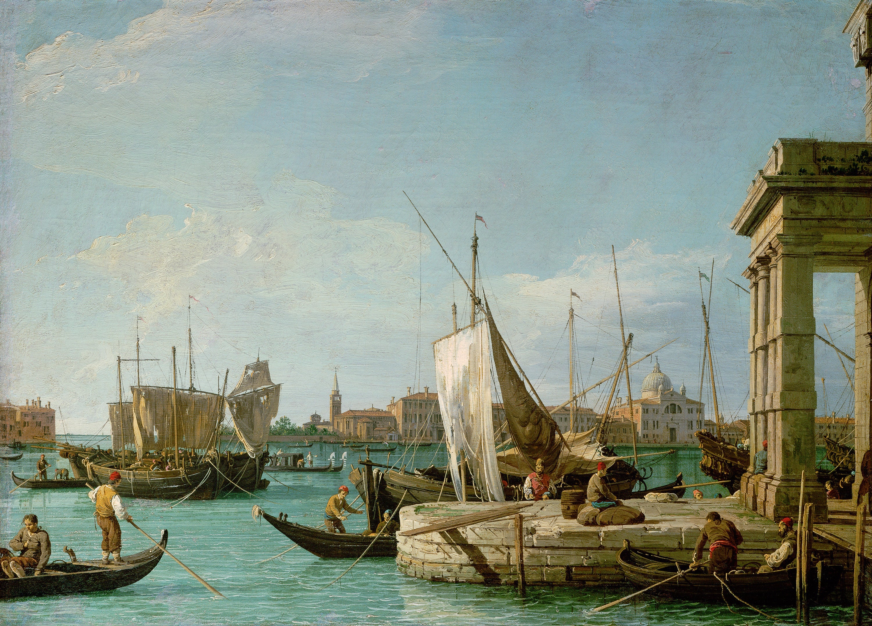 La Pointe de la Douane - Canaletto