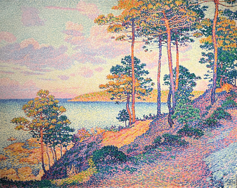 La pointe de Saint-Pierre à Saint-Tropez - Théo van Rysselberghe