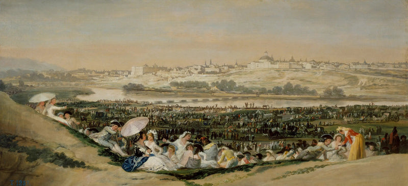 La Prairie de Saint-Isidore - Francisco de Goya