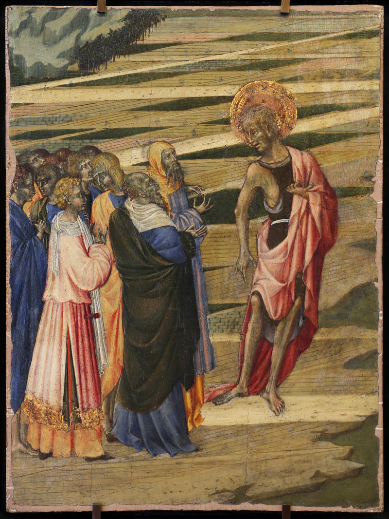 La Prédication de Saint Jean Baptiste - Giovanni di Paolo