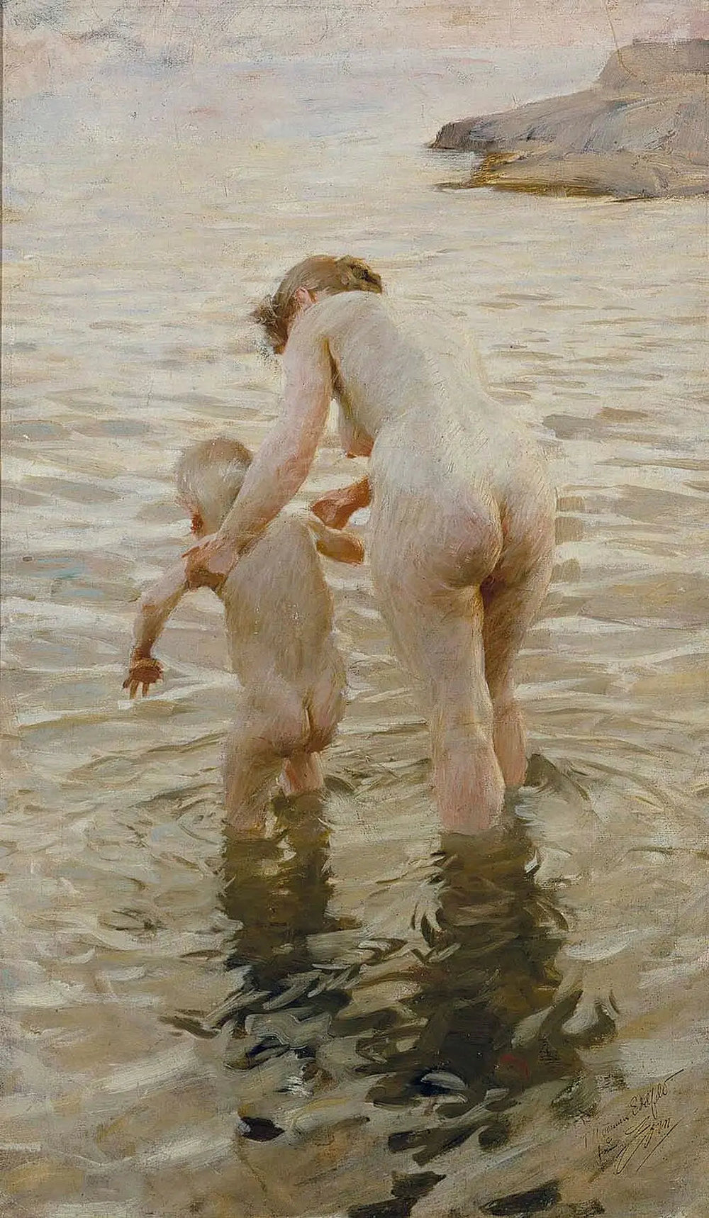 La première fois - Anders Zorn image 1 reproduction d’œuvre d’art à l’huile