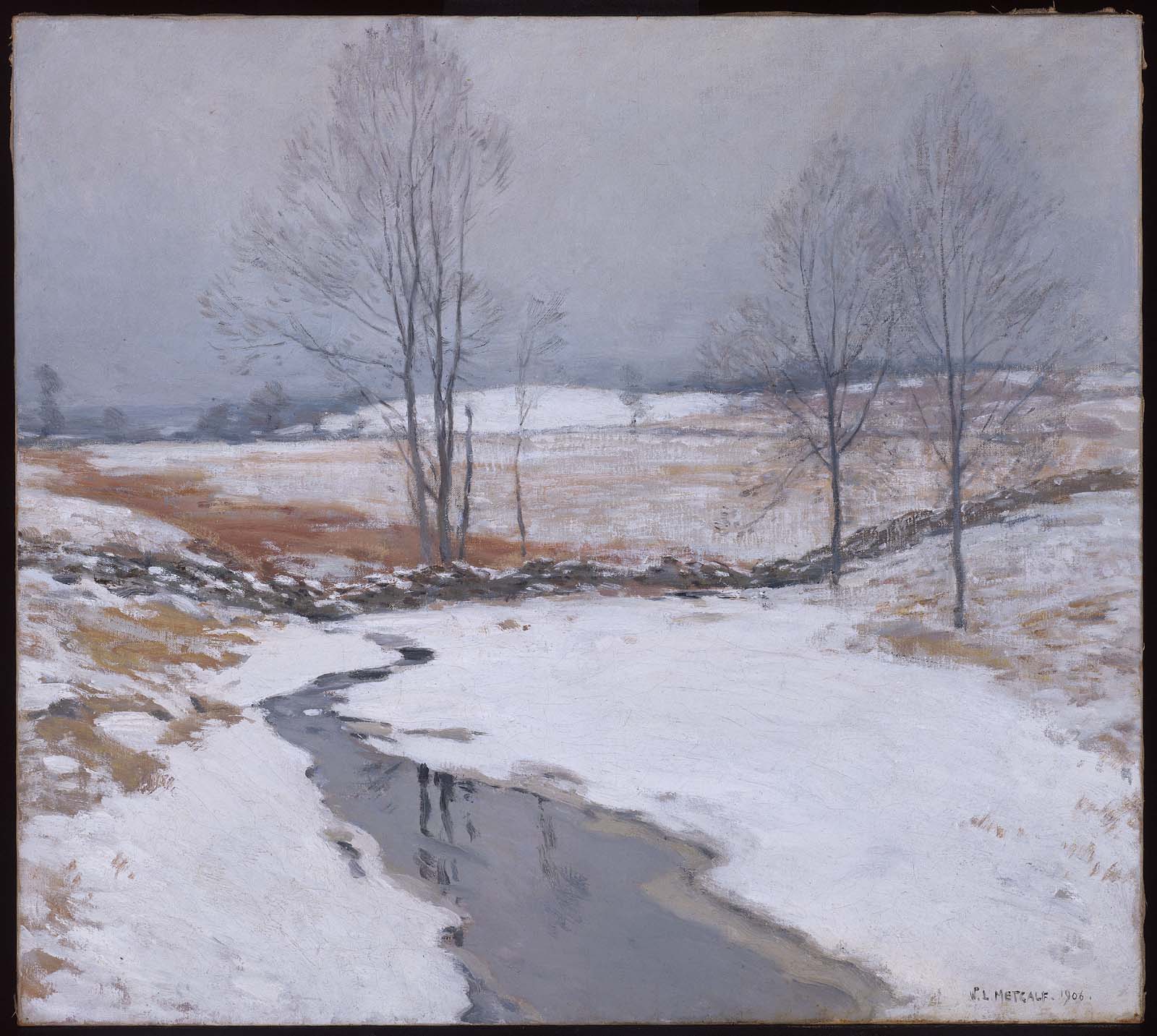 La première neige - Willard Metcalf