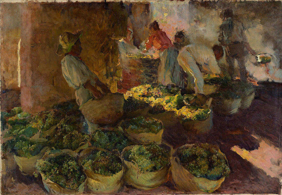 La Préparation des raisins secs - Joaquín Sorolla