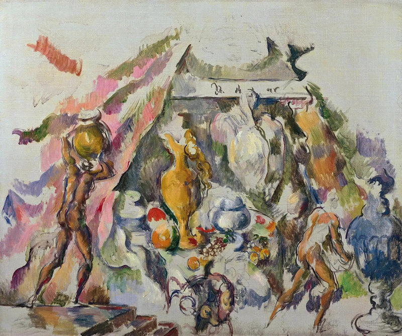 La préparation du banquet - Paul Cézanne