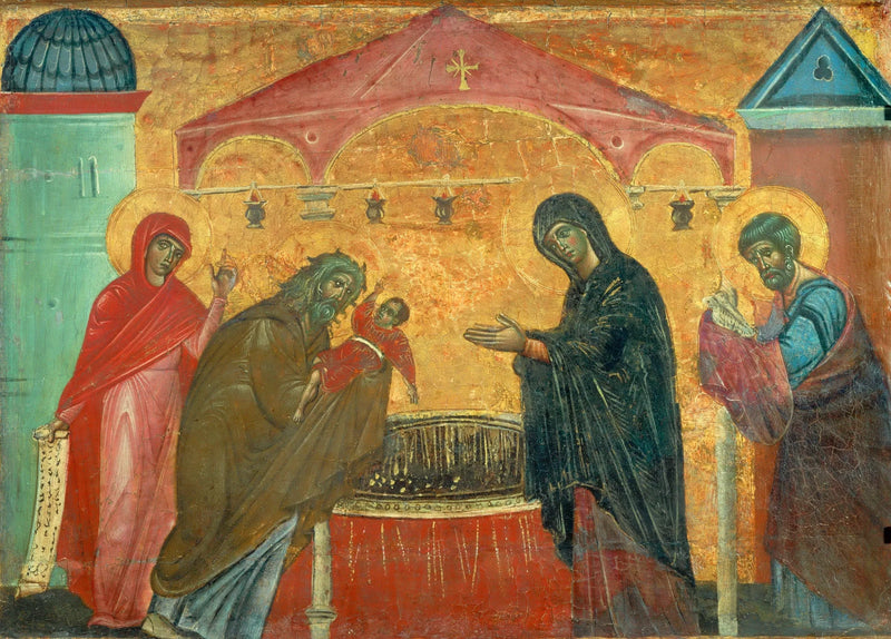 La Présentation au Temple - Guido da Siena