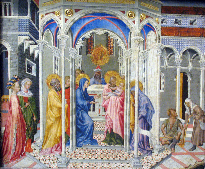 La Présentation de Jésus au Temple - Giovanni di Paolo