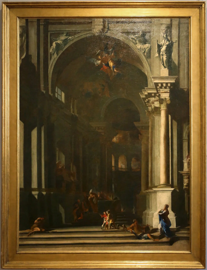 La présentatrice au Temple - Andrea Pozzo