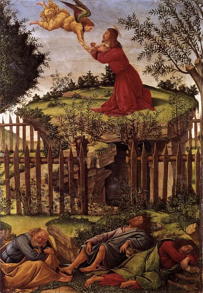 La Prière au jardin des Oliviers - Sandro Botticelli