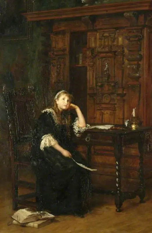La princesse Elizabeth en prison à St James's - John Everett Millais