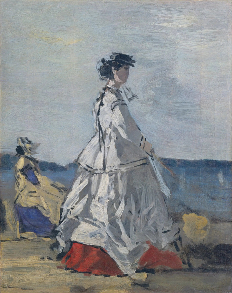 La princesse Pauline de Metternich sur la plage - Eugène Boudin