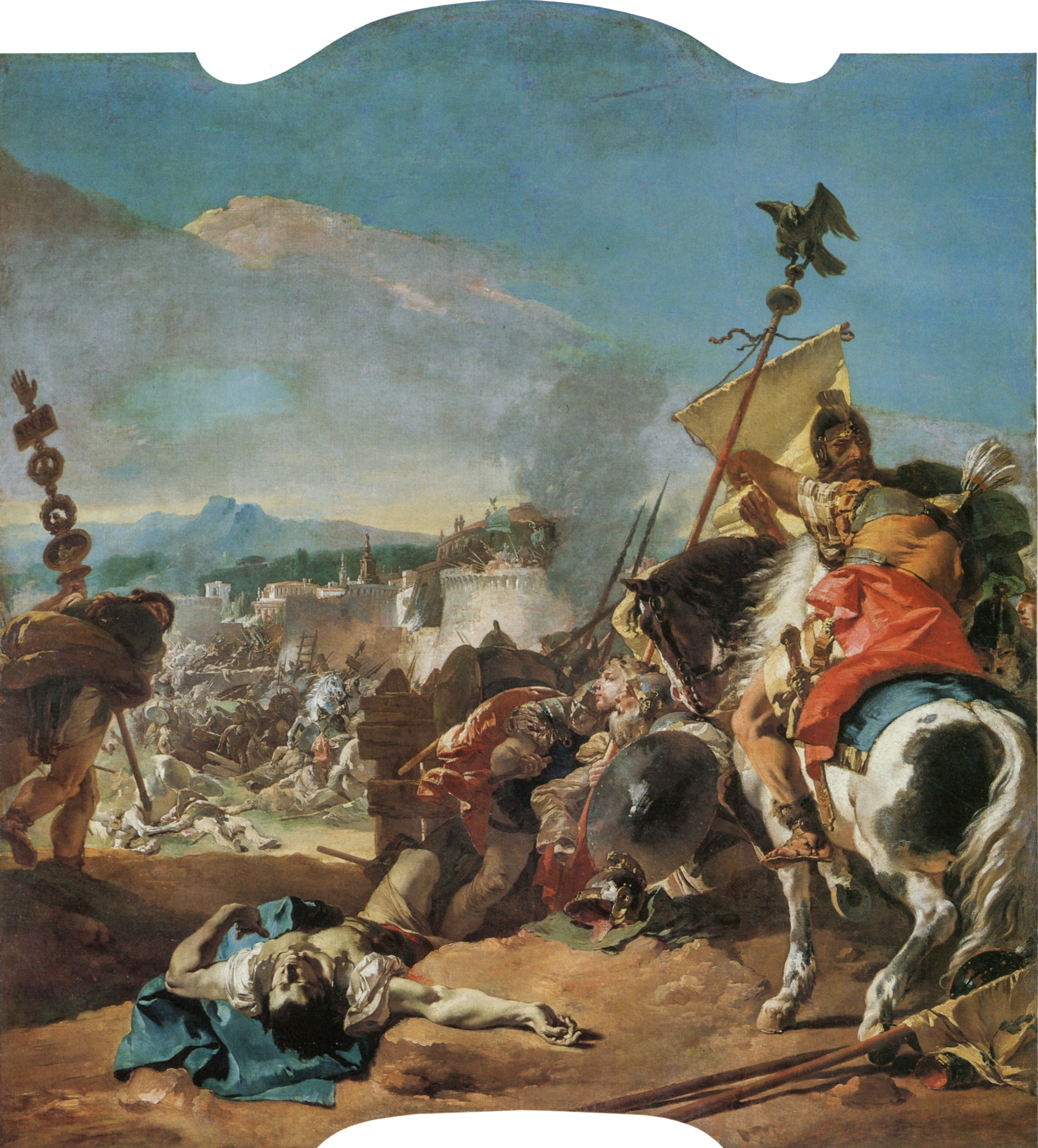 La prise de Carthage - Giovanni Battista Tiepolo