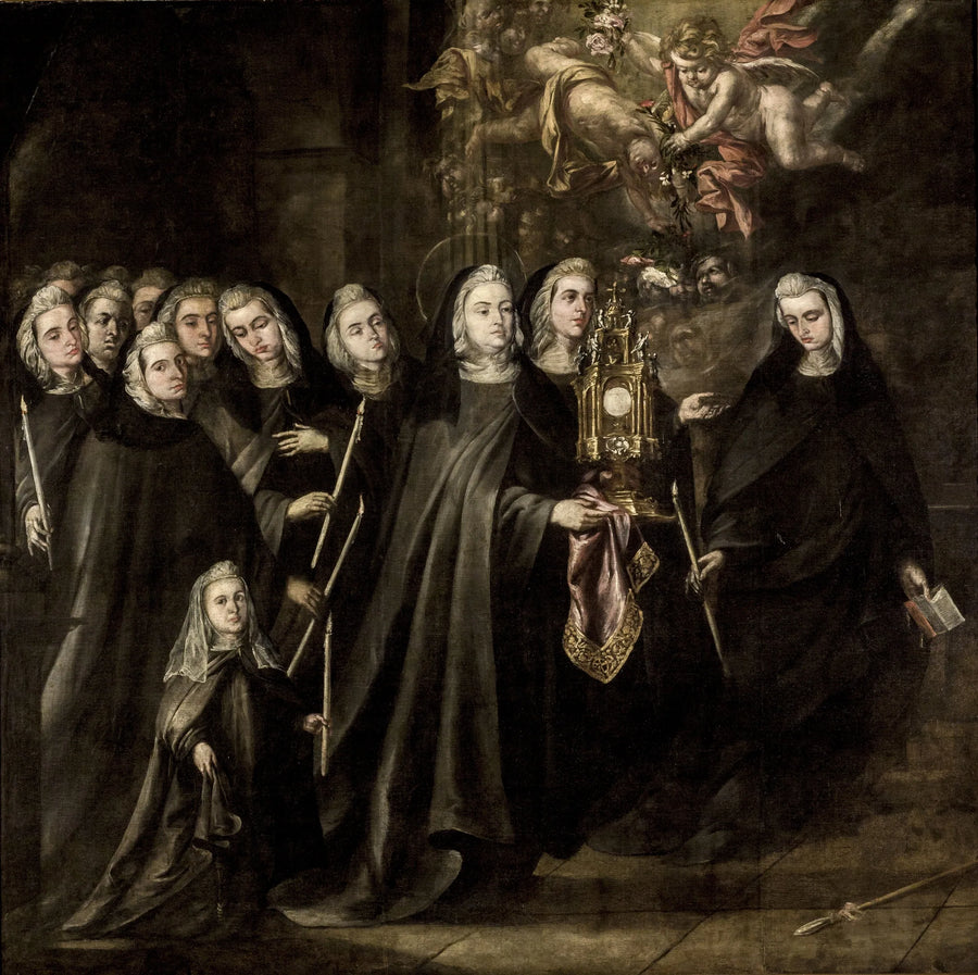 La procesión de Santa Clara de Asís - Juan de Valdés Leal