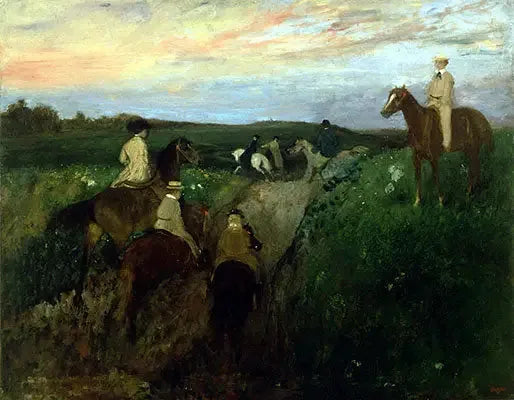 La Promenade à cheval - Edgar Degas