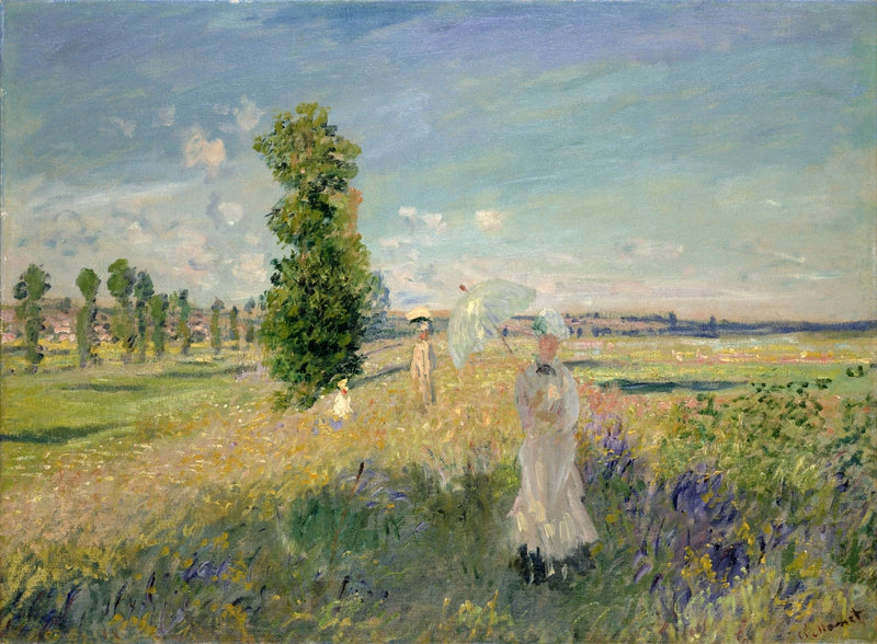 La Promenade à Argenteuil W379 – Claude Monet