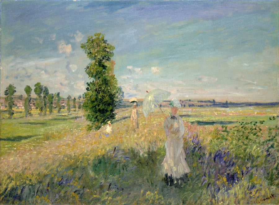 La Promenade à Argenteuil W379 – Claude Monet