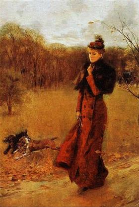 La promenade dans le parc - Giovanni Boldini