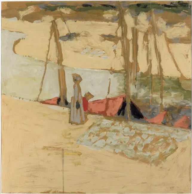 La Promenade dans le port - Édouard Vuillard